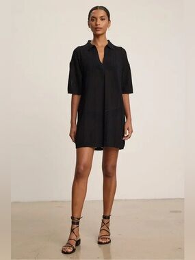 Velvet by Graham & Spencer Mila cotton pointelle dress